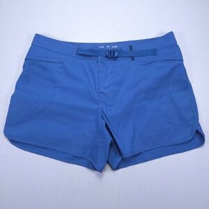 Helly Hansen Shorts Belted Recycled Polyester Blue Outdoor Women's XL‎